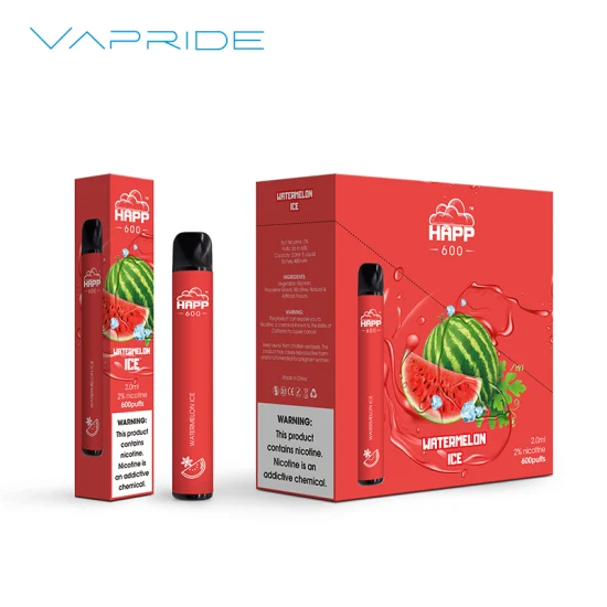 Penna Vape usa e getta per sigaretta elettronica all'ingrosso 10 gusti Vapers 600 soffi